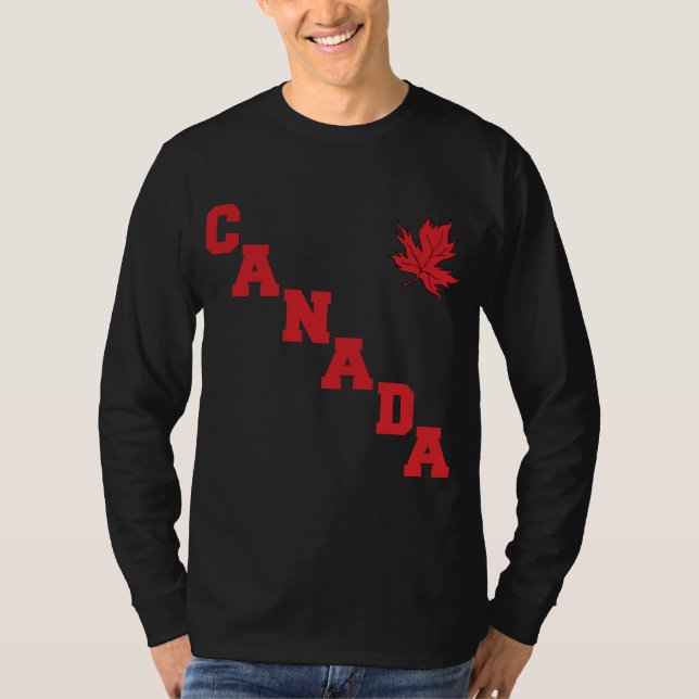 Maple Leaf Canada T Shirt Men's (Front)