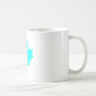 Maple Leaf CyanTransp The MUSEUM Zazzle Gifts Coffee Mug