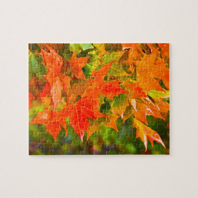 Maple Leaf Dance Jigsaw Puzzle (Horizontal)