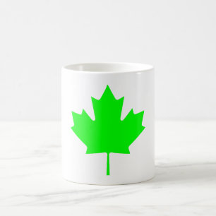 Maple Leaf Green LtTransp The MUSEUM Zazzle Gifts Coffee Mug