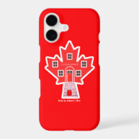 MAPLE LEAF HOUSE WITH CAT