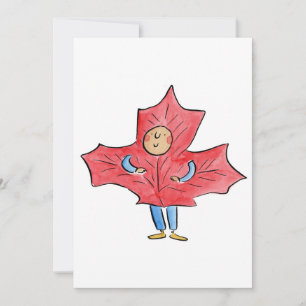 Maple Leaf Invitation