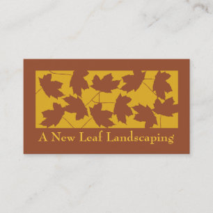 Maple Leaf Landscaping Business Card