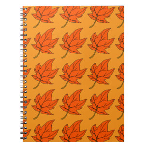 Maple leaf notebook