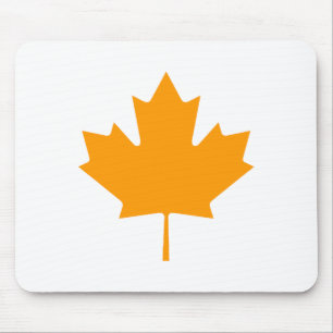 Maple Leaf OrangeTransp The MUSEUM Zazzle Gifts Mouse Pad