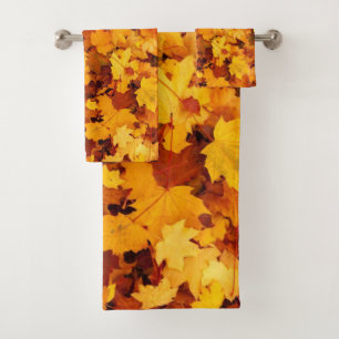 Maple Leaf Pattern-25877 Bath Towel Set
