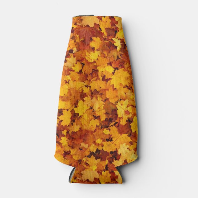 Maple Leaf Pattern-25877 Bottle Cooler (Front)