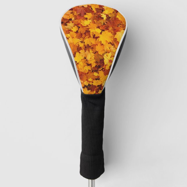 Maple Leaf Pattern-25877 Golf Head Cover (Front)