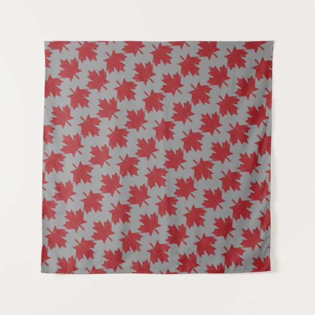 Maple Leaf Pattern Tapestry (Front)