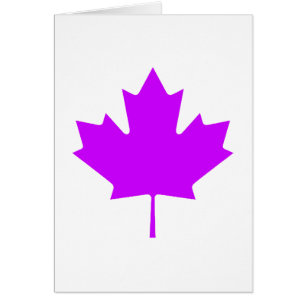 Maple Leaf PurpleTransp The MUSEUM Zazzle Gifts