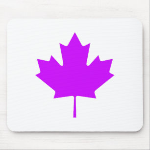 Maple Leaf PurpleTransp The MUSEUM Zazzle Gifts Mouse Pad