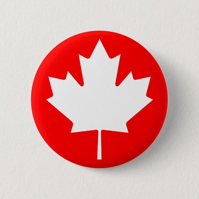 Maple Leaf Symbol Button (Front)