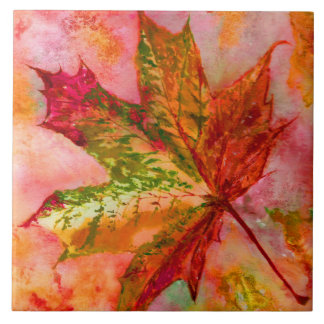 Maple Leaf Tile. Ceramic Tile