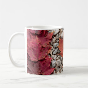 Maple Leafs on the ground Canadian Style Coffee Mug