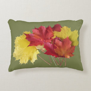 Maple Leaves Accent Pillow