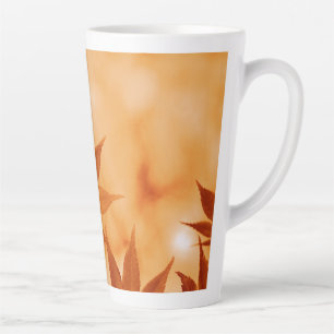 Maple Leaves Background-10792 Latte Mug