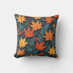 Maple leaves cushion