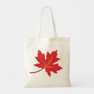 Maple leaves in fall colours custom tote bags