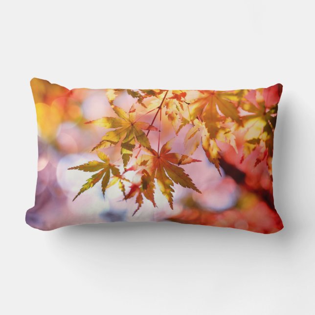 Maple Leaves Landscape Design-21355 Lumbar Cushion (Front)