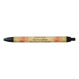 Maple Leaves Maple Syrup Business Custom Pen