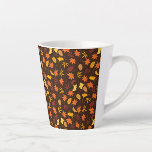 Maple Leaves Pattern-45947 Latte Mug