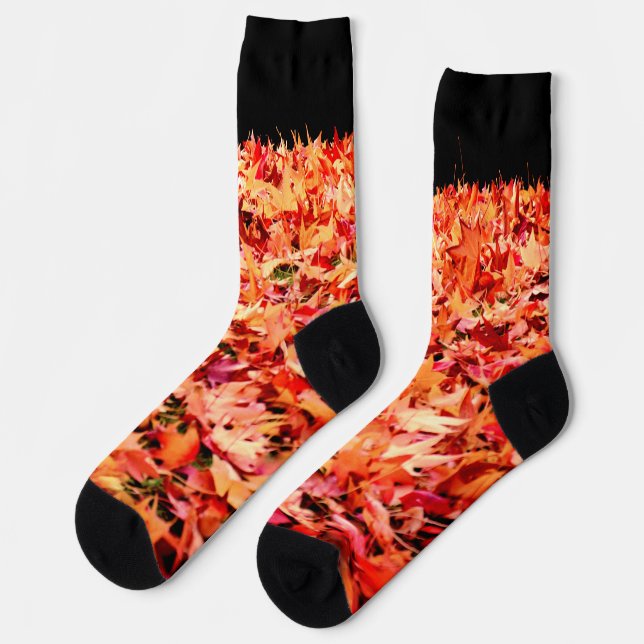 Maple Leaves   Socks (Left)