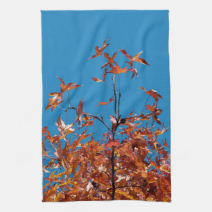 Maple Leaves Tea Towel