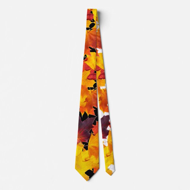 Maple leaves tie (Front)