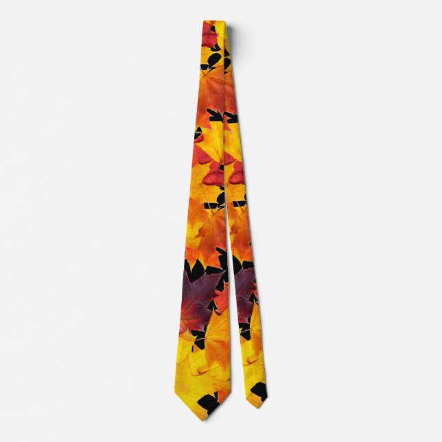 Maple leaves tie (Front)