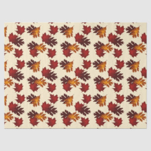 Maple Oak Foliage Leaves Autumn Colours Decoupage Tissue Paper