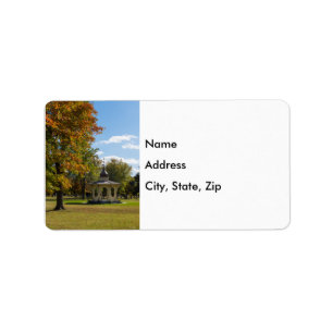 Maple Park Autumn Gazebo Address Labels