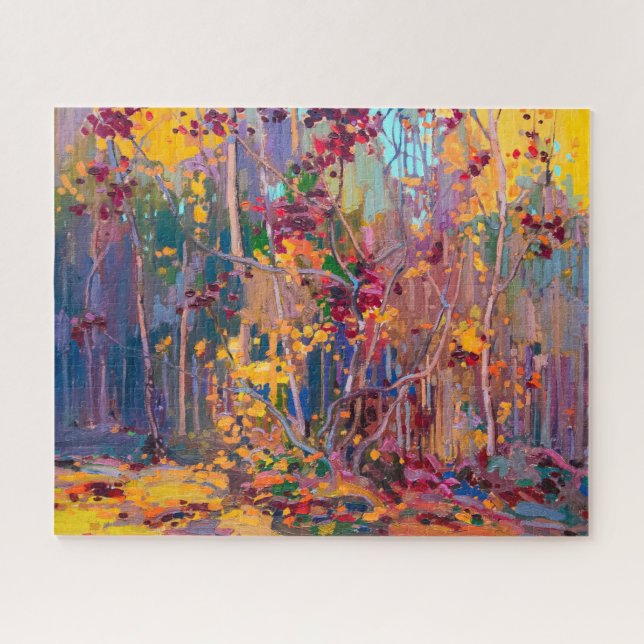 Maple Saplings October | Tom Thomson | Jigsaw Puzzle (Horizontal)