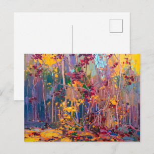Maple Saplings October Tom Thomson Postcard