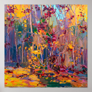 Maple Saplings October Tom Thomson Poster
