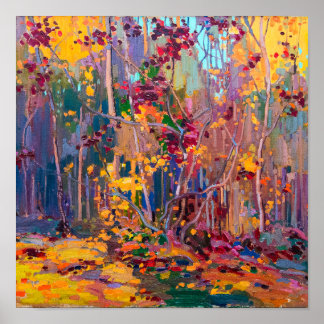 Maple Saplings October | Tom Thomson | Poster