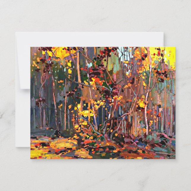 Maple Saplings, popular artwork by Tom Thomson (Front)
