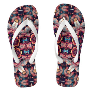 Maple Seed Mosaic Thongs