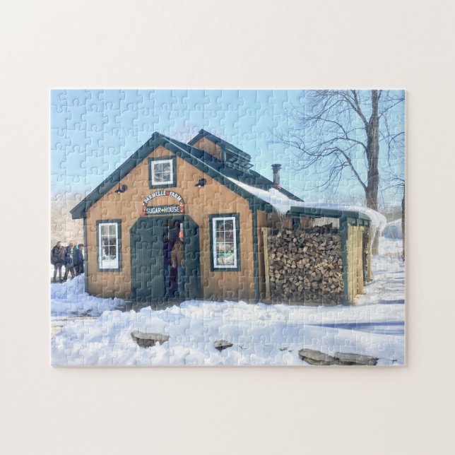 Maple Sugar Shack Jigsaw Puzzle (Horizontal)
