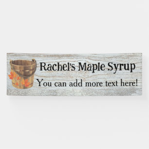 Maple Syrup 2.5' x 8' Custom Banner