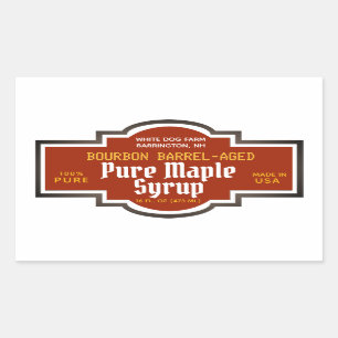 Maple Syrup Barrel Aged Old Style Label
