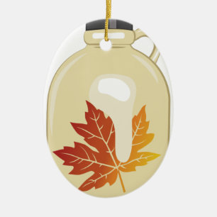 Maple Syrup Ceramic Tree Decoration