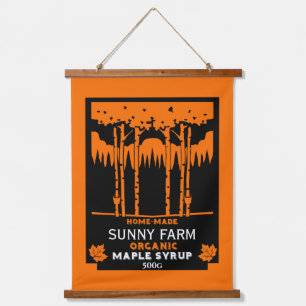 Maple Syrup Farmers Market Hanging Tapestry