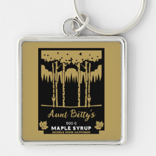 Maple Syrup Farmers Market Key Ring
