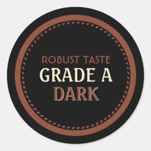 Maple Syrup Grading Label Black Gold