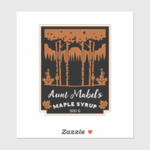 Maple Syrup Home Made Editable