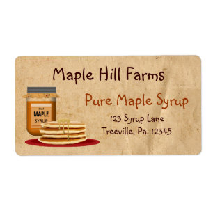 Maple Syrup Label
