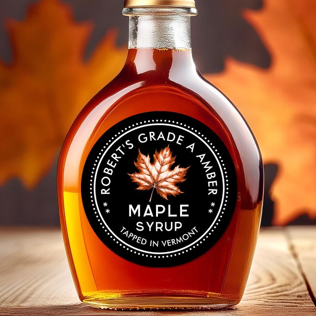 Maple syrup label (Creator Uploaded)