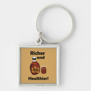 Maple Syrup Richer And Healthier Key Ring