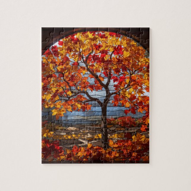 Maple Tree Jigsaw Puzzle (Vertical)