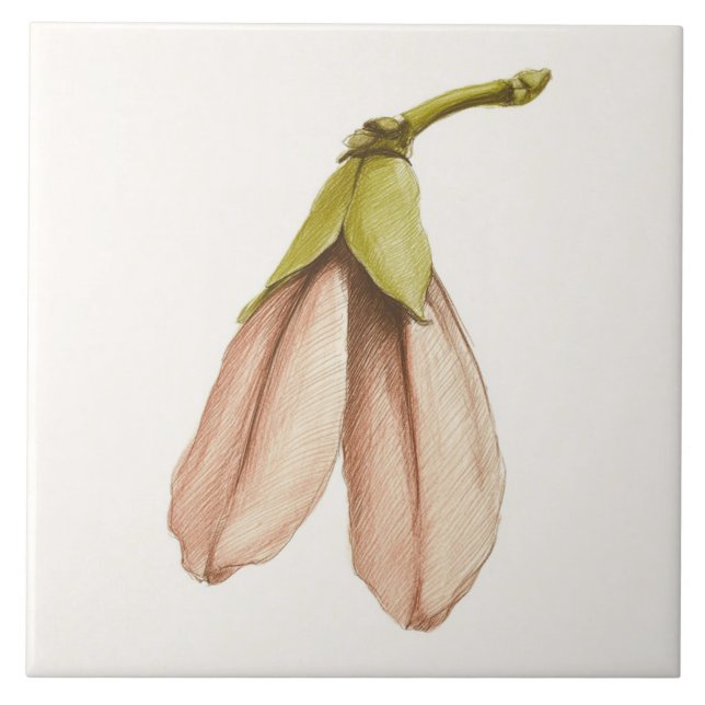 Maple Tree Seed Ceramic Tile (Front)